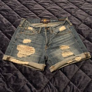 EUC Lucky Brand Distressed Boyfriend Short
